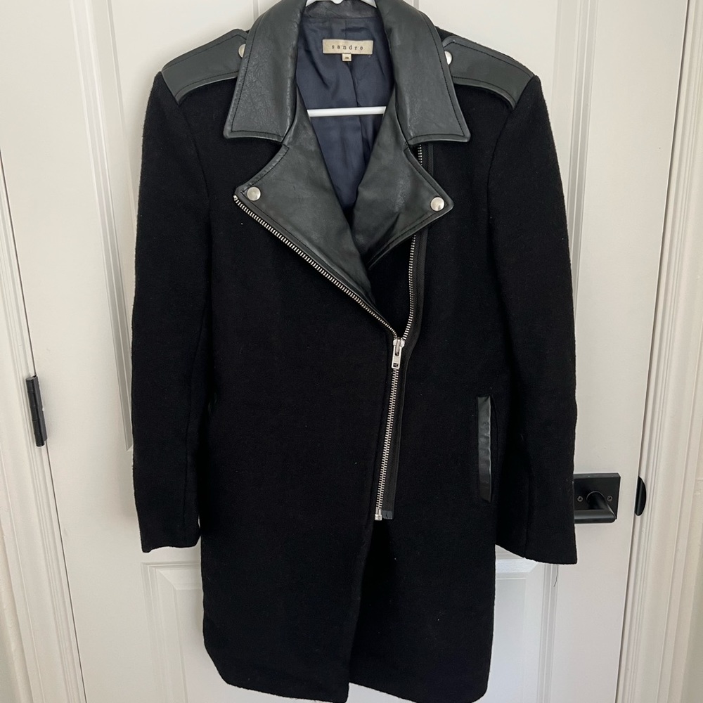 Sandro Leather Jacket